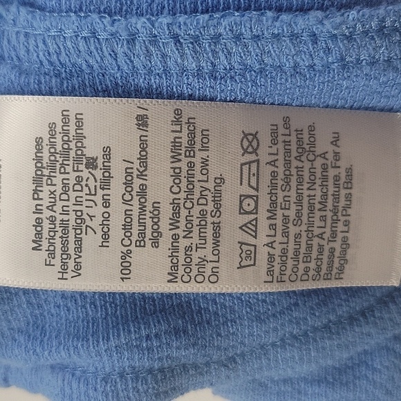 Madewell Cutout Knot-Front Crop Tank Top in Oasis Blue size XXS NWT NJ776 - Picture 9 of 12